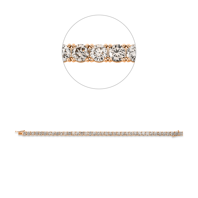 Armband 4er-Krappe 18 kt RG, Premium Edition