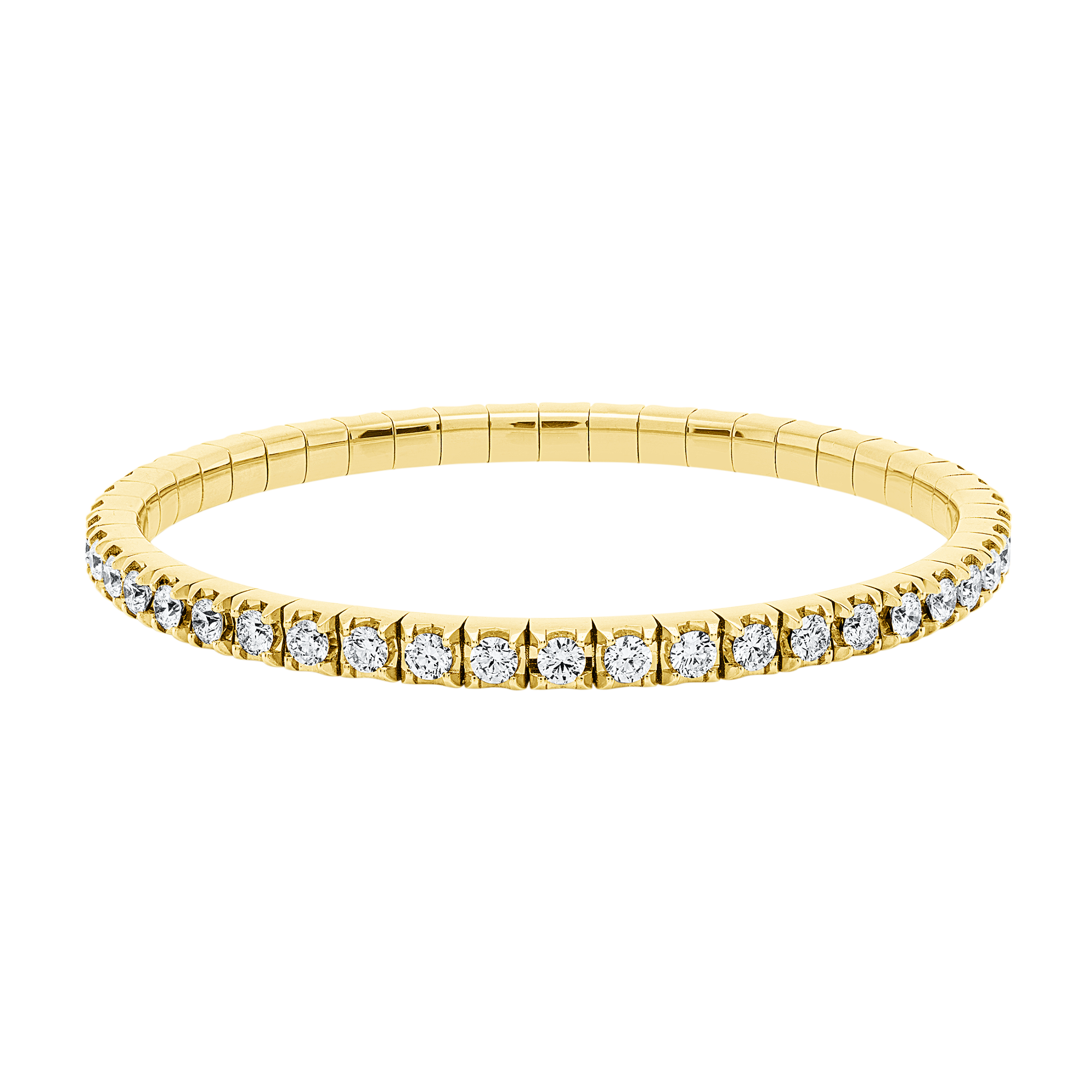 Armband 4er-Krappe 18 kt GG, Flex-Band, variabel