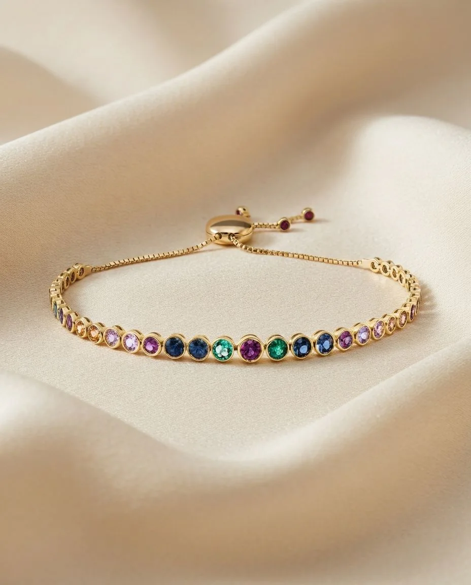 Armband 14 Karat Gelbgold · drapiert