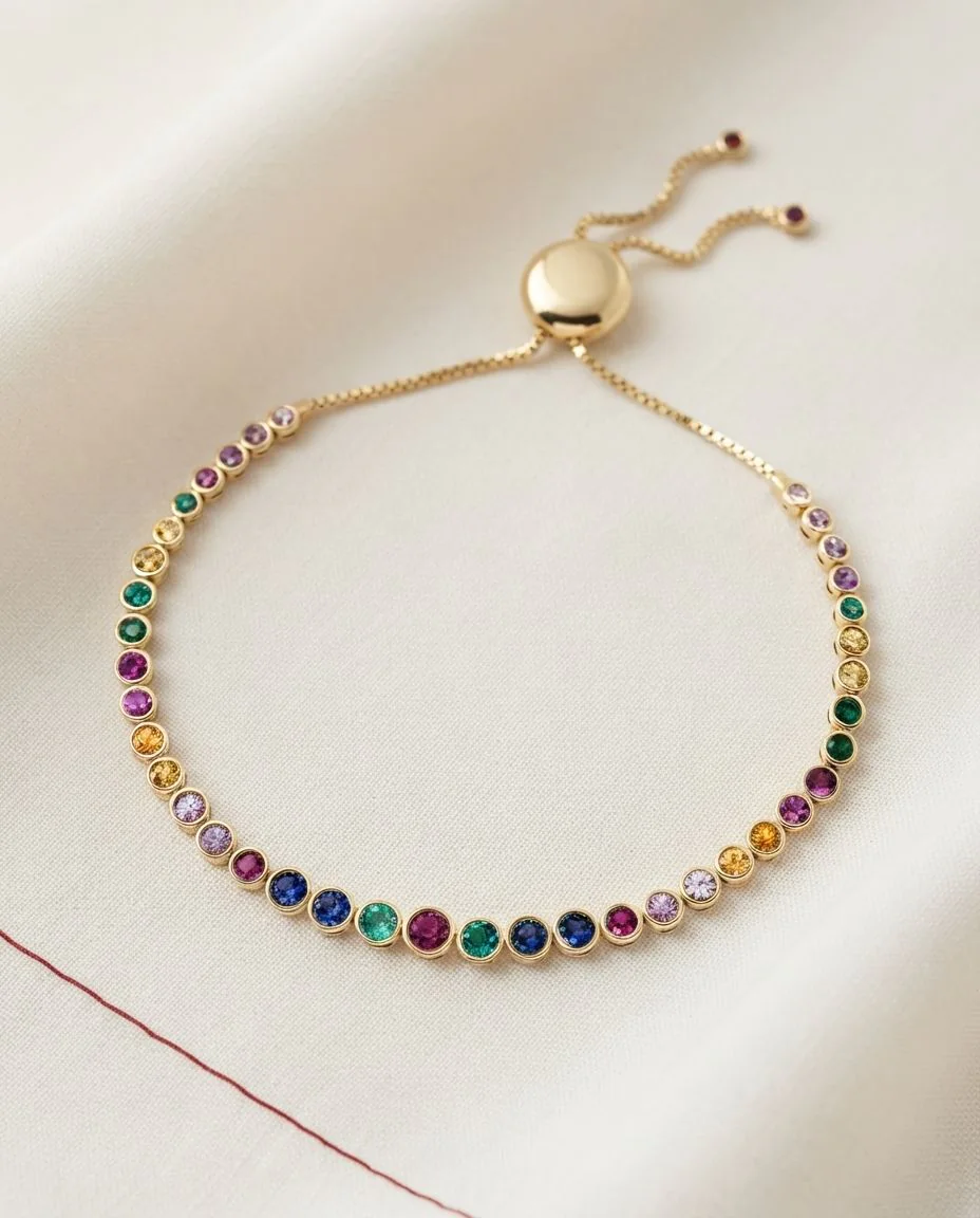 Armband 14 Karat Gelbgold · drapiert