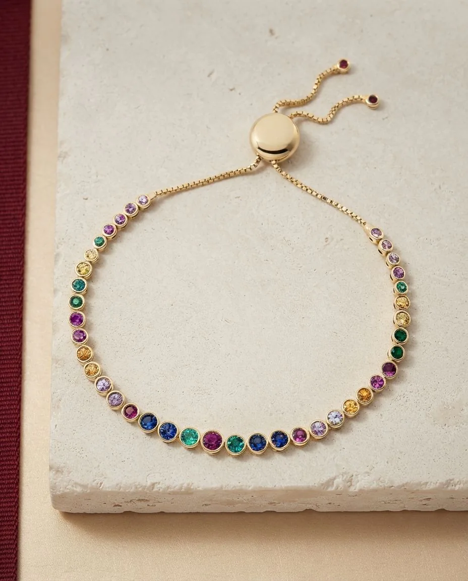 Armband 14 Karat Gelbgold · drapiert