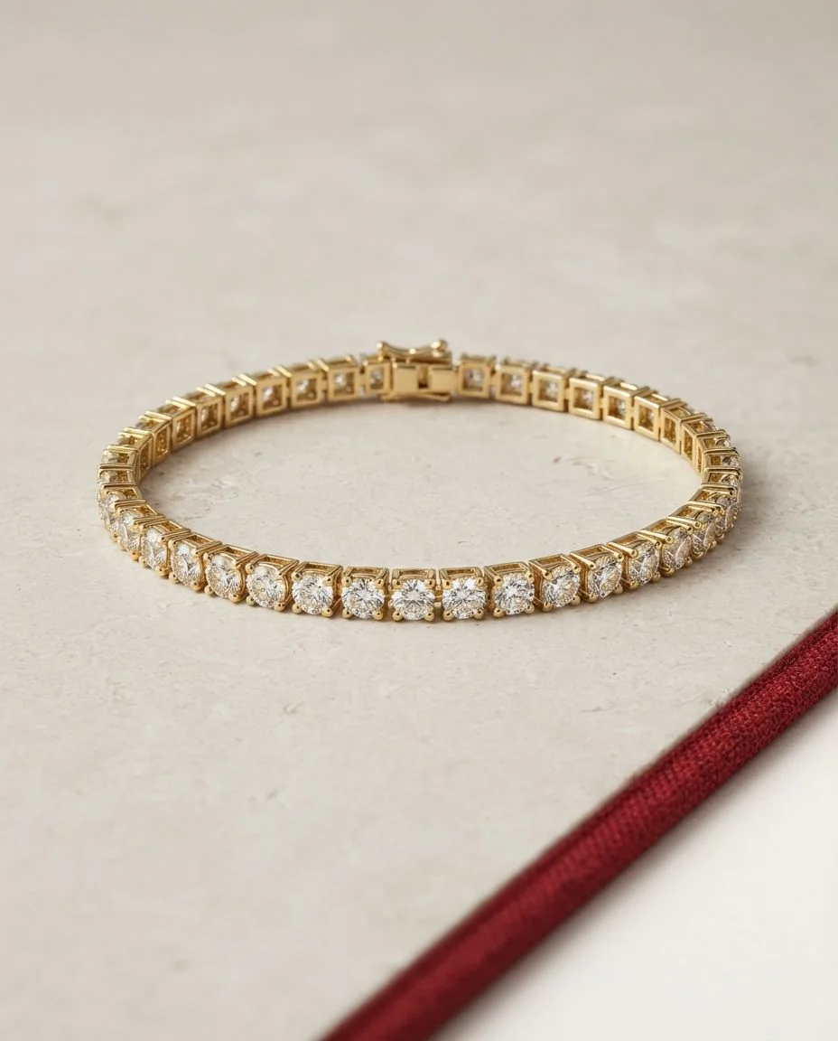 Armband 18 Karat Gelbgold · drapiert