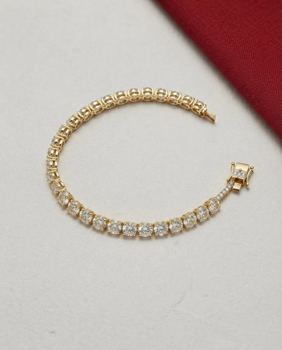 Armband 18 Karat Gelbgold · drapiert