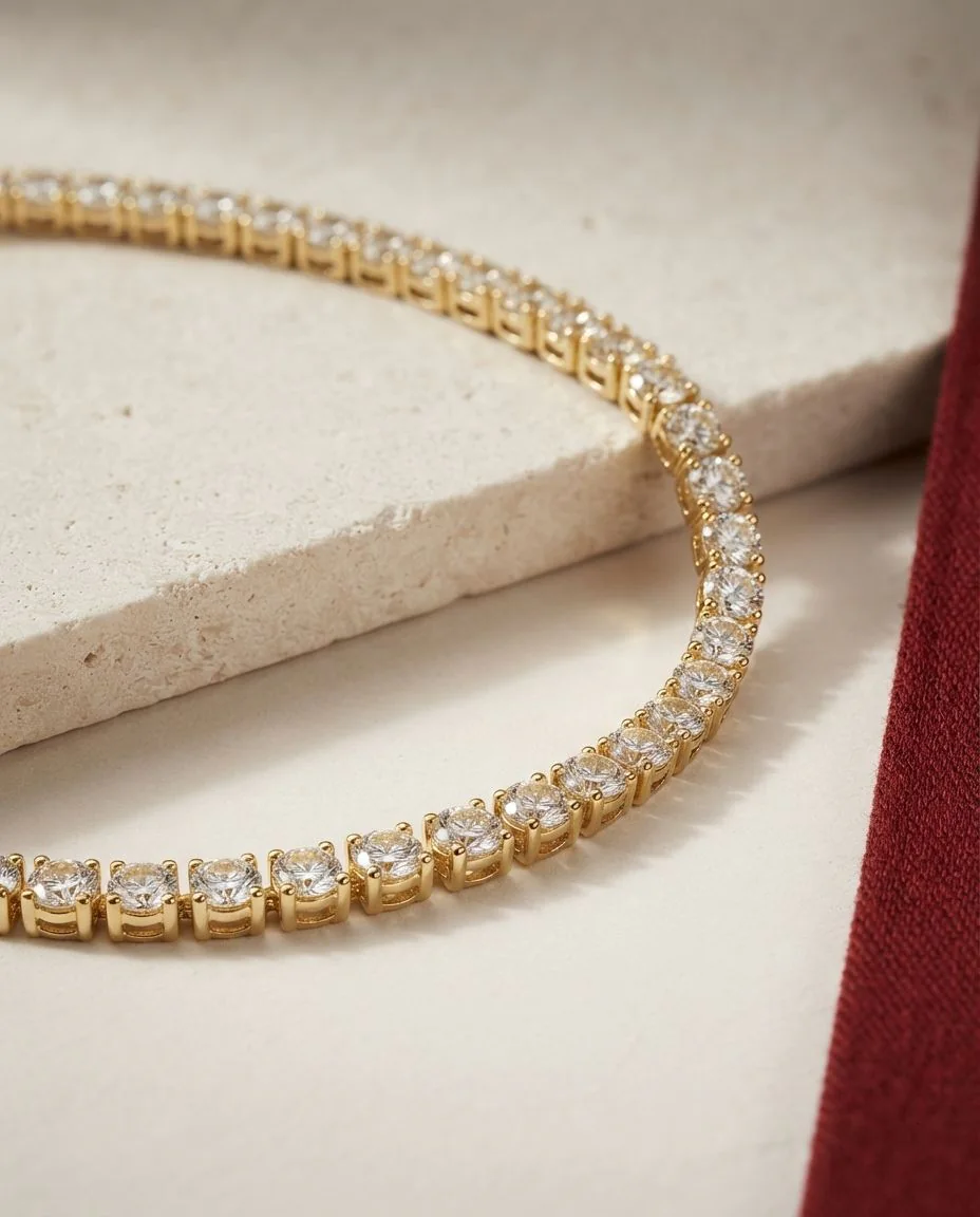 Armband 18 Karat Gelbgold · drapiert