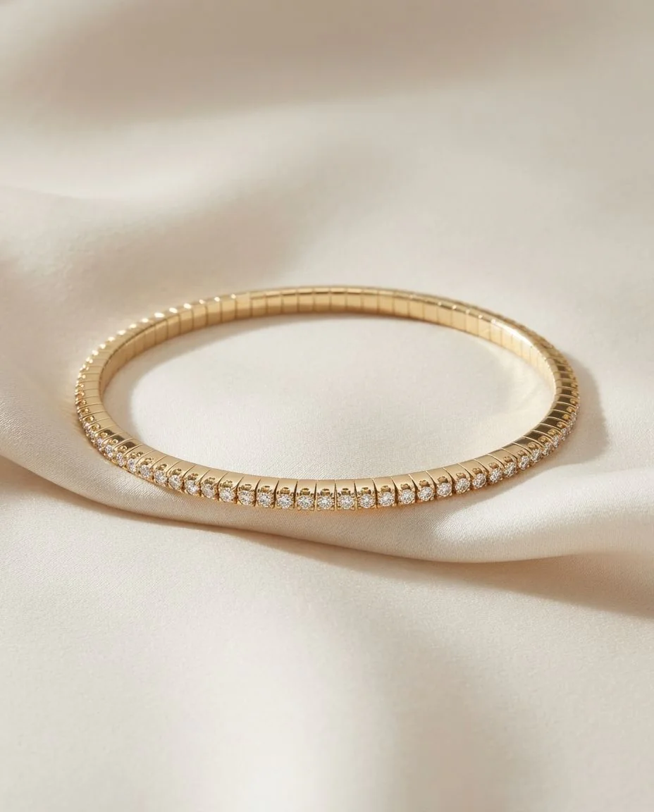 Armband 18 Karat Gelbgold · drapiert