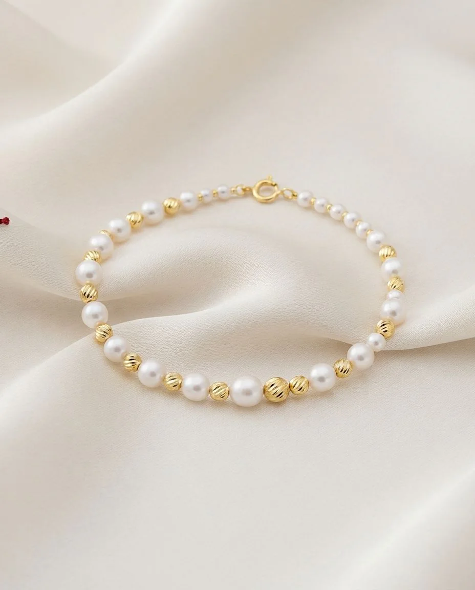 Armband 18 Karat Gelbgold · drapiert