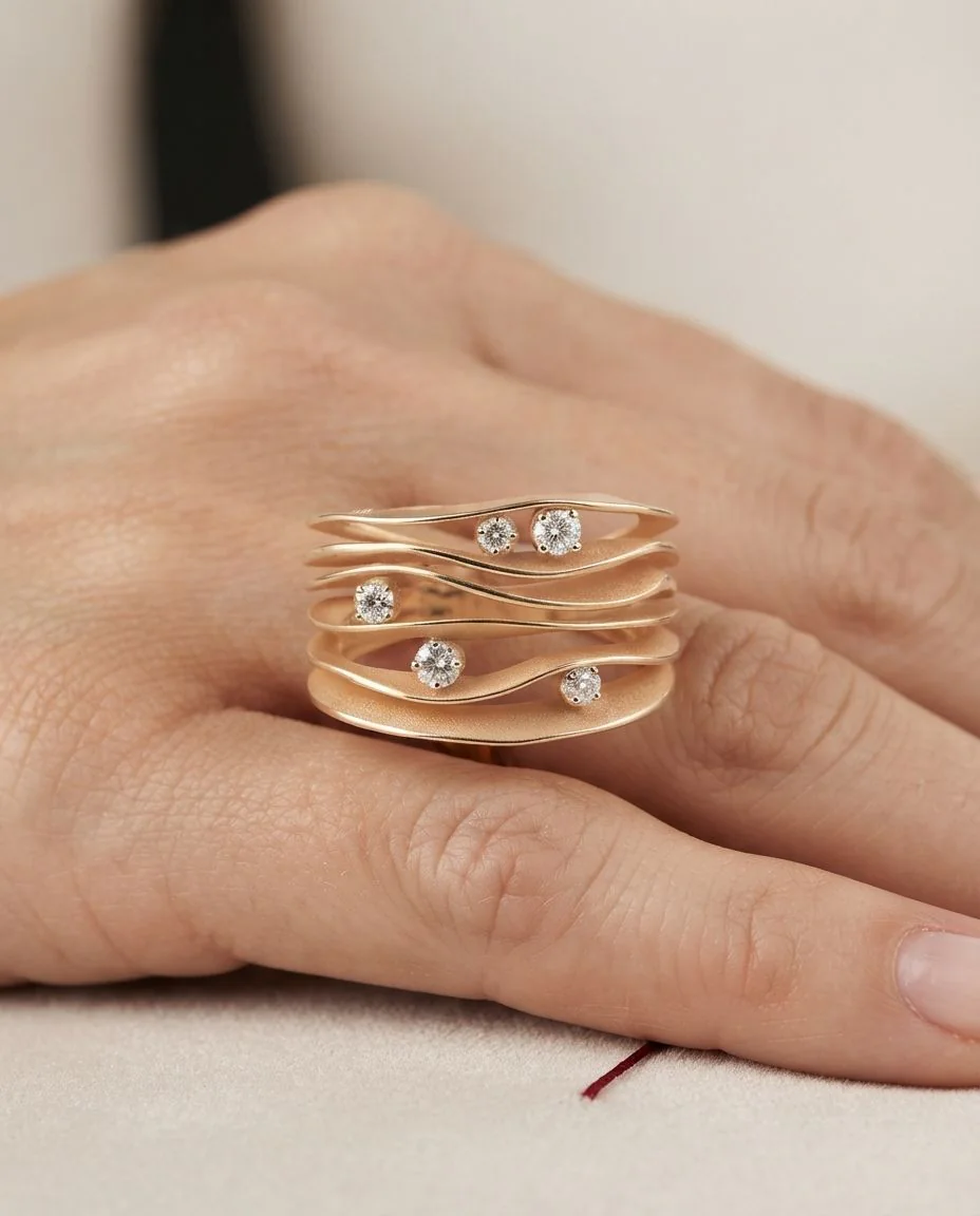 Ring Dune · getragen