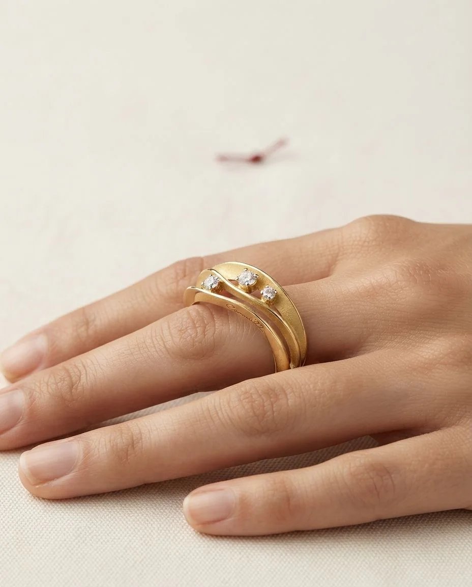 Ring Dune · getragen
