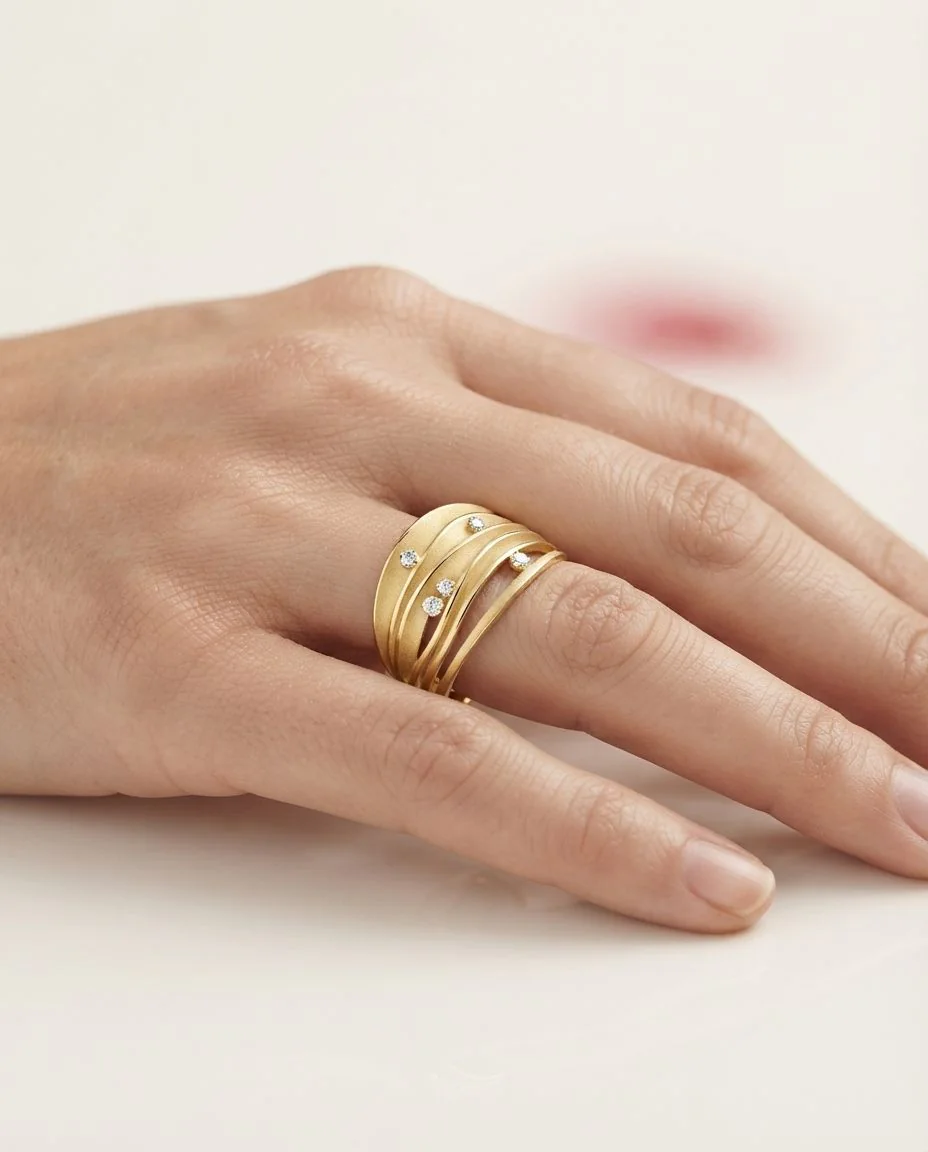 Ring Dune · getragen