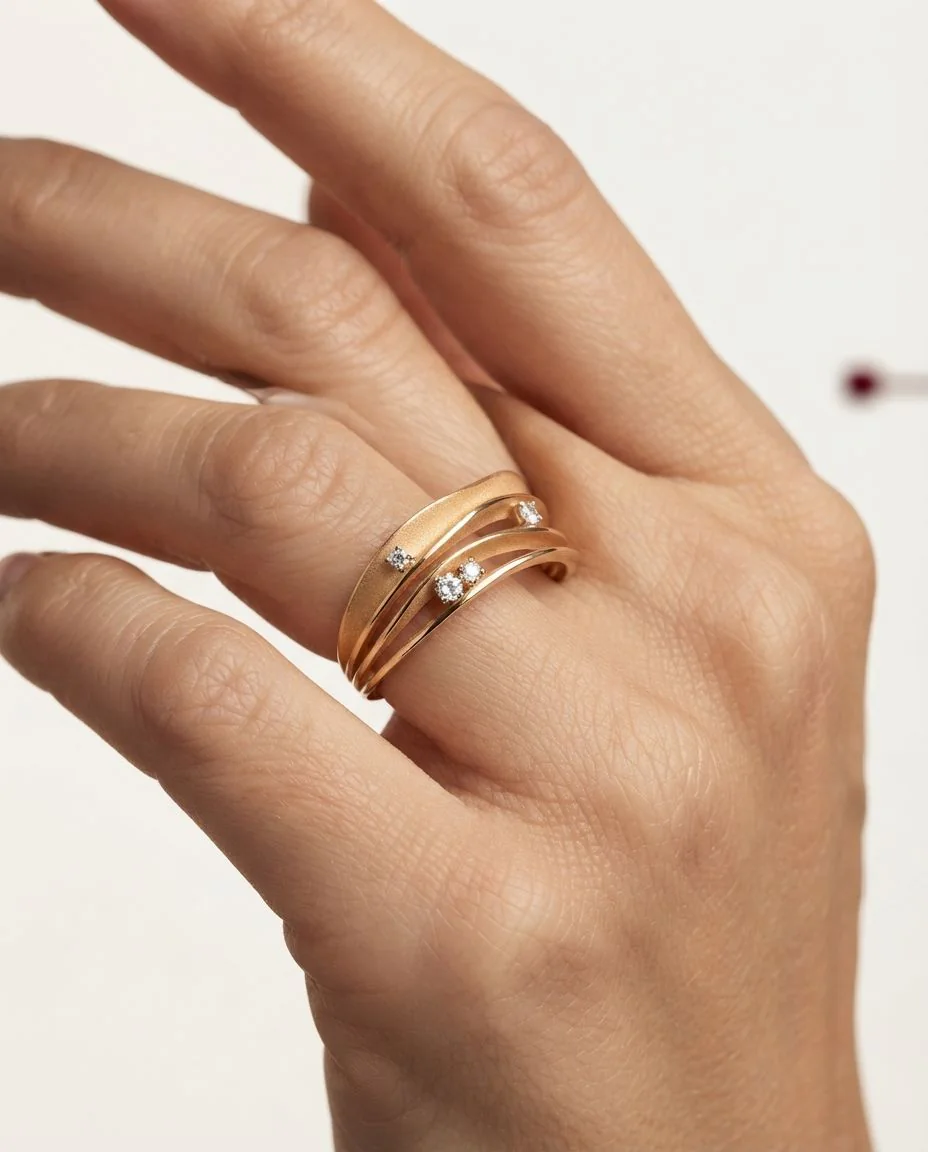 Ring Dune · getragen