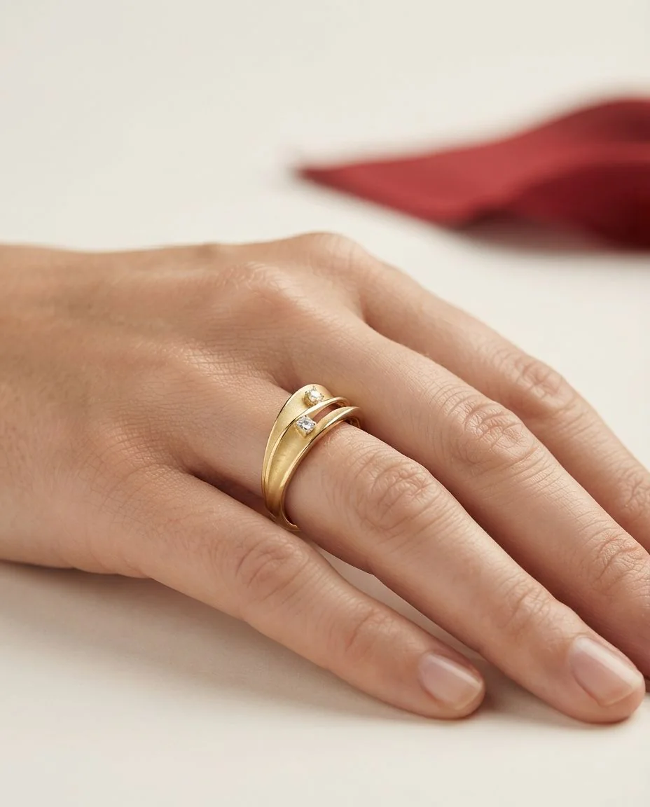 Ring Dune · getragen