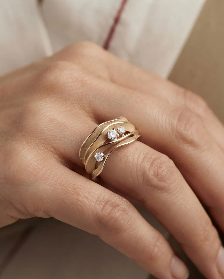 Ring Dune · getragen