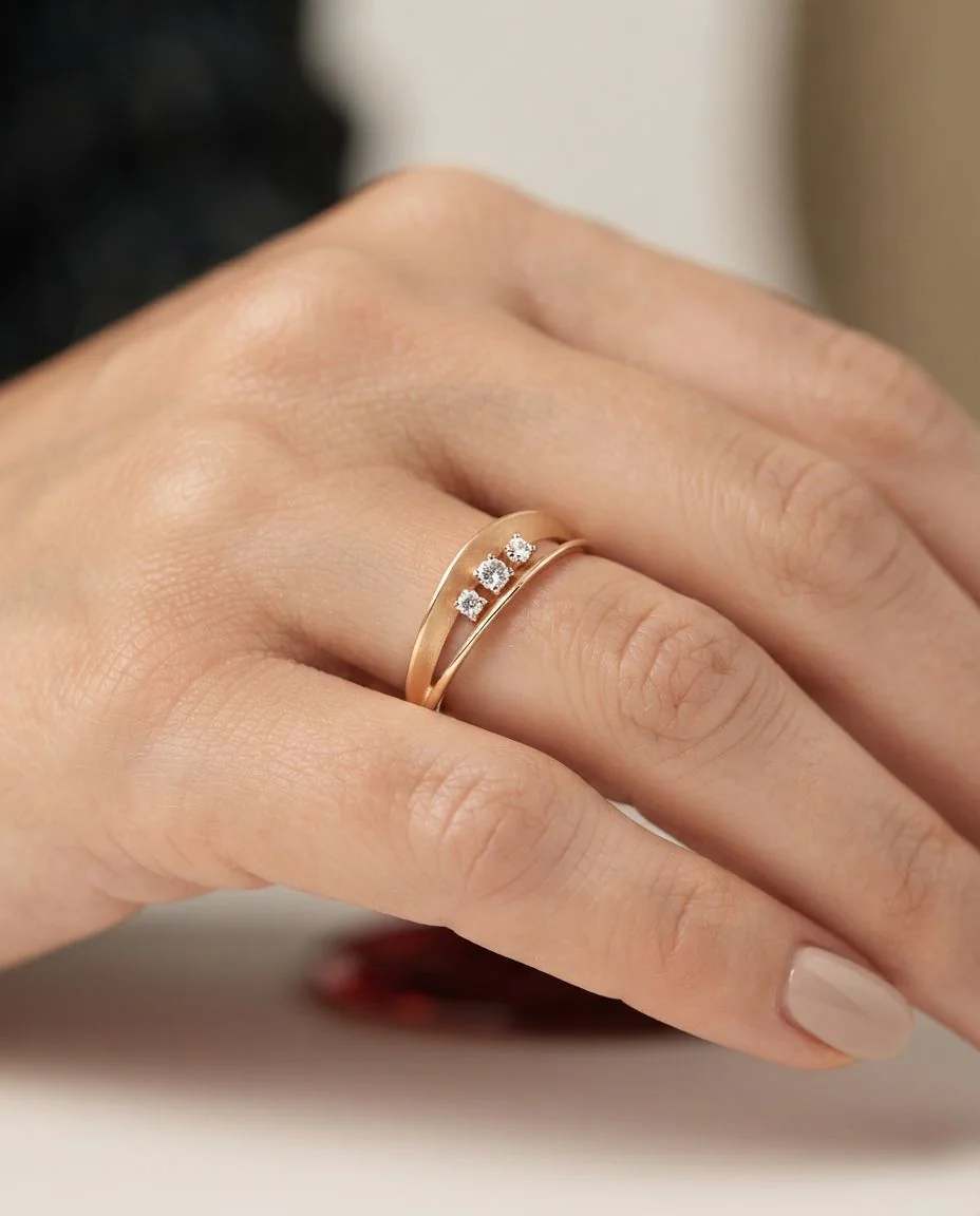 Ring Dune · getragen