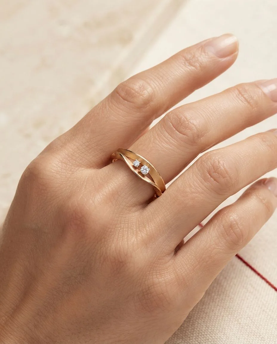 Ring Dune · getragen