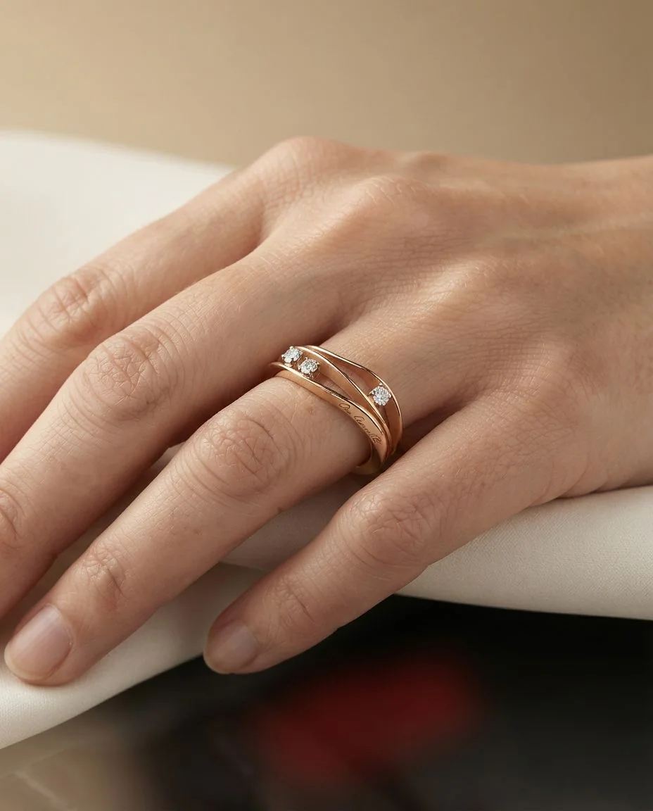 Ring Dune · getragen