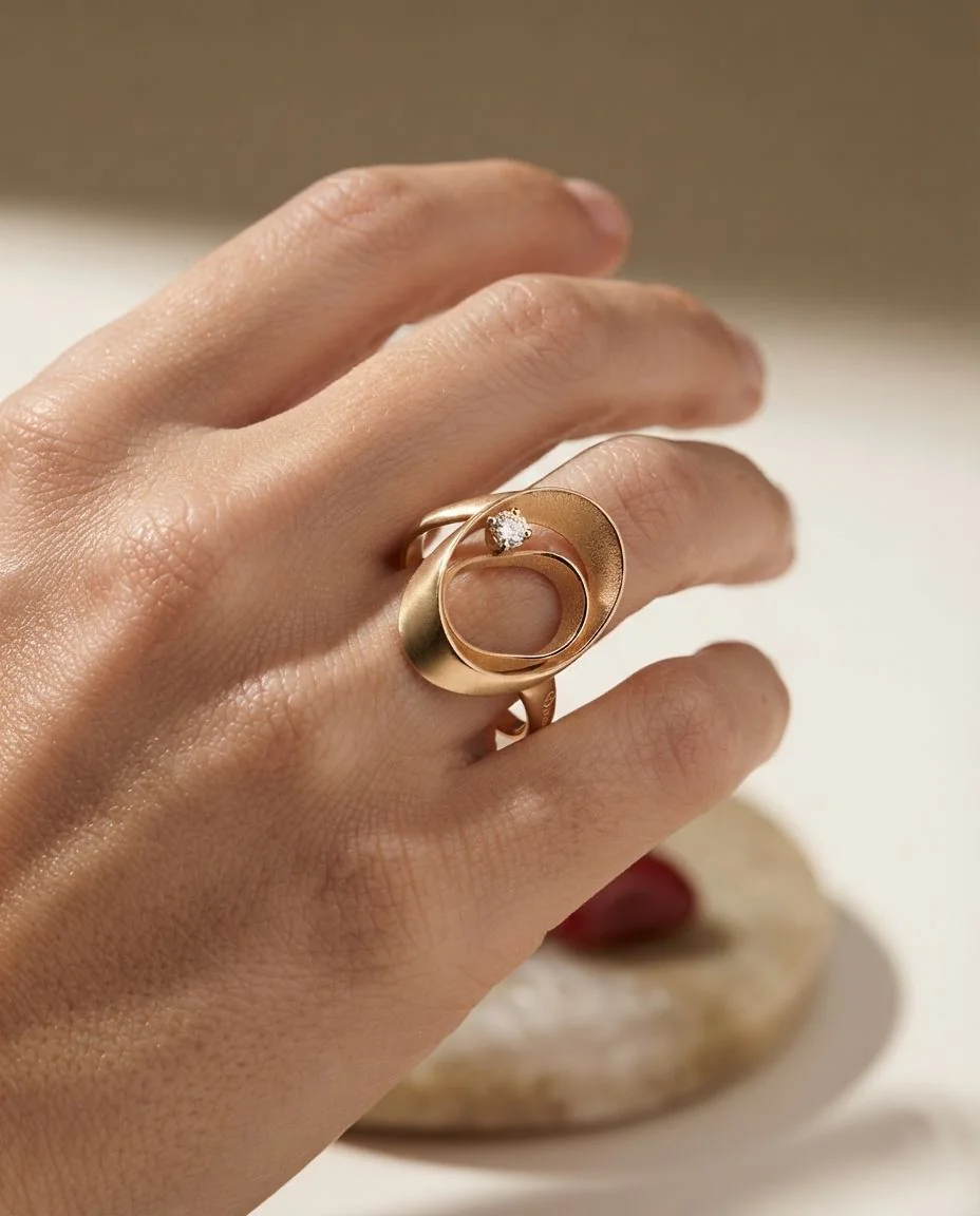 Ring Dune · getragen