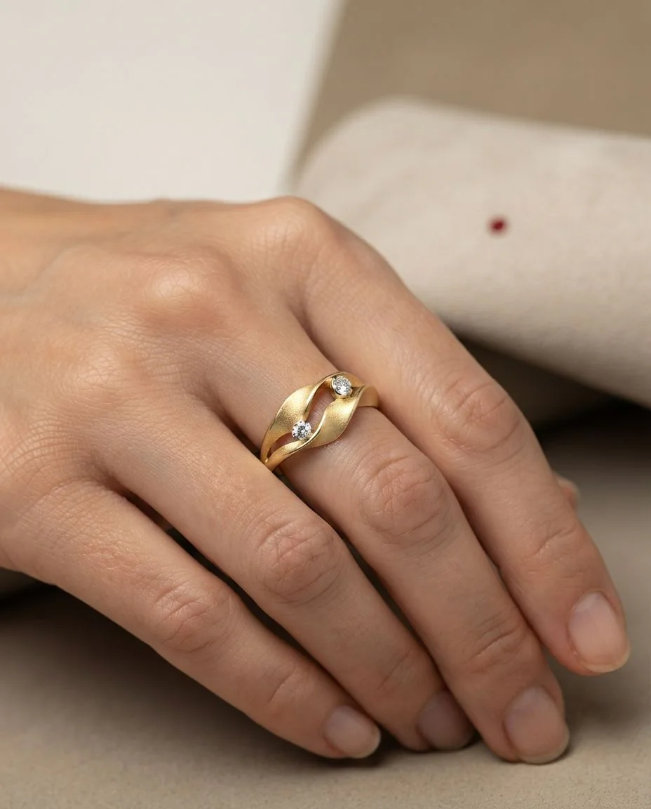 Ring Dune · getragen