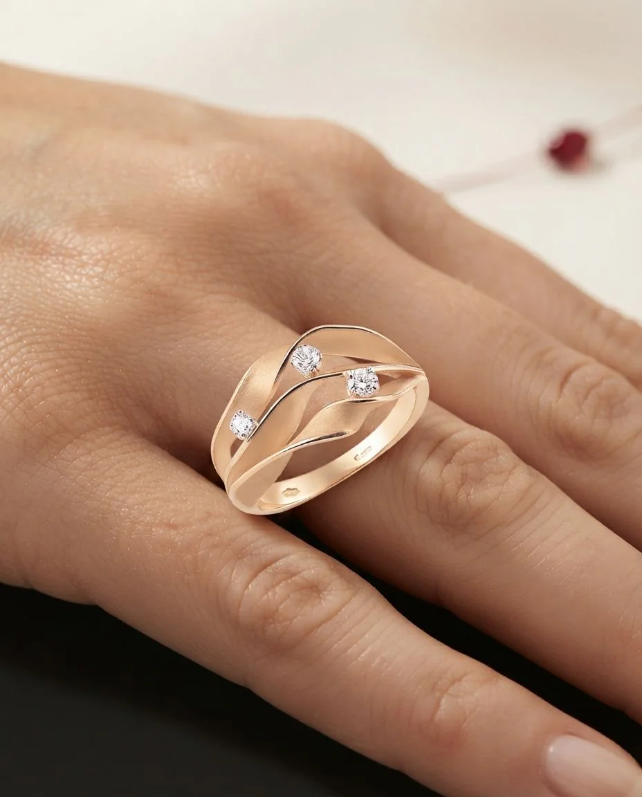 Ring Dune · getragen