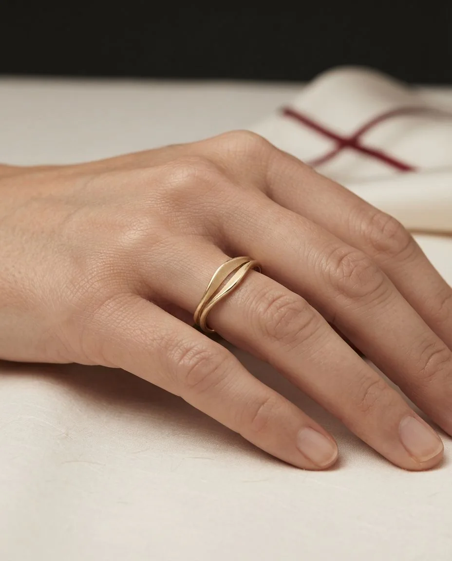Ring Dune · getragen