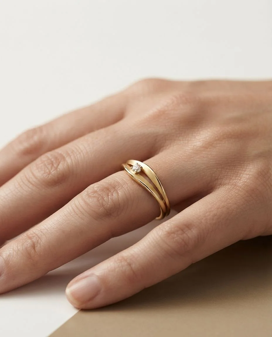Ring Dune · getragen