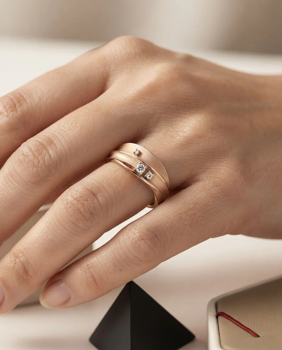 Ring Dune Chic · getragen
