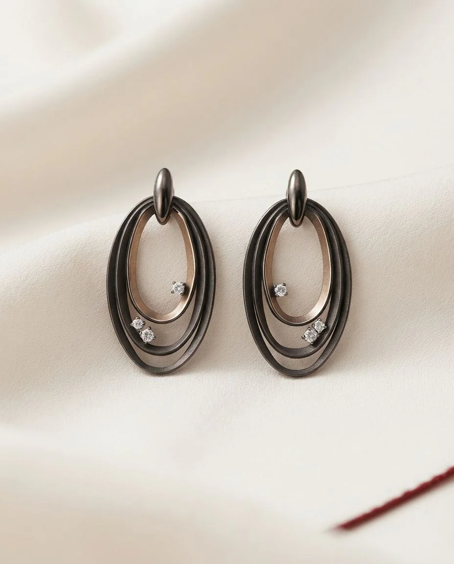 Ohrringe Dune Chic · drapiert