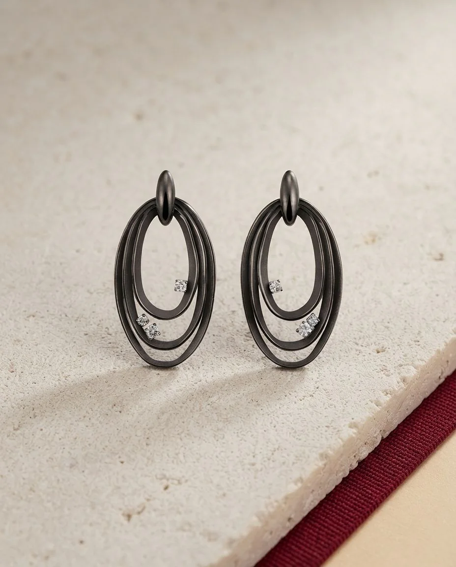 Ohrringe Dune Chic · drapiert