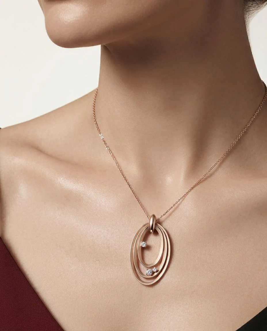 Halskette Dune Chic · getragen