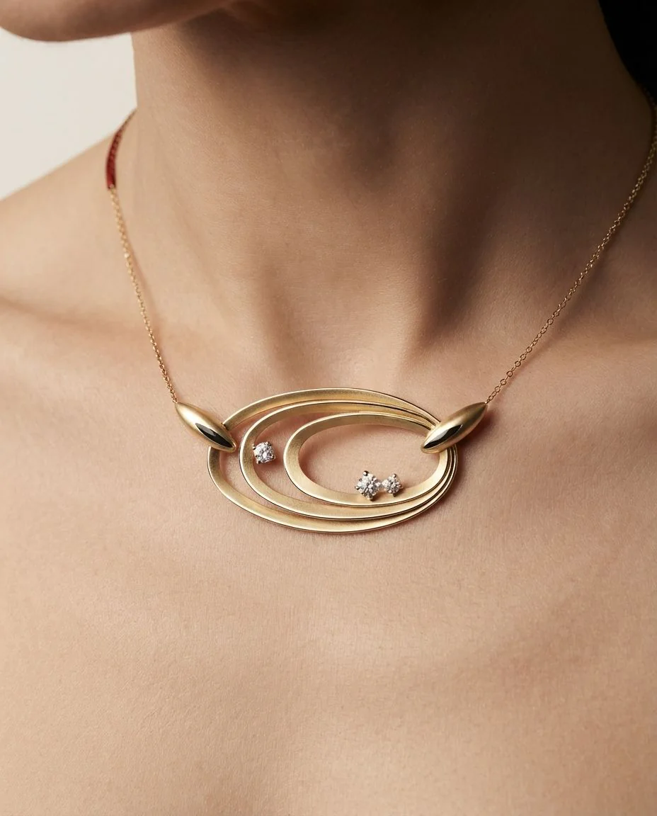 Collier Dune Chic · getragen