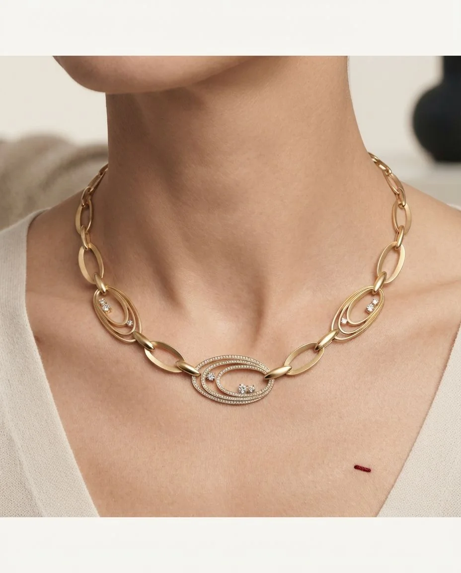 Collier Dune Chic · getragen