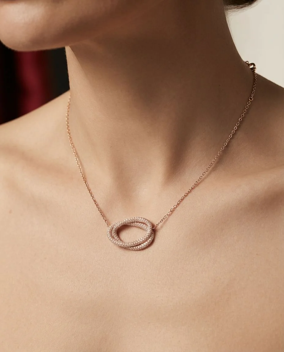 Collier Firenze Pavé · getragen