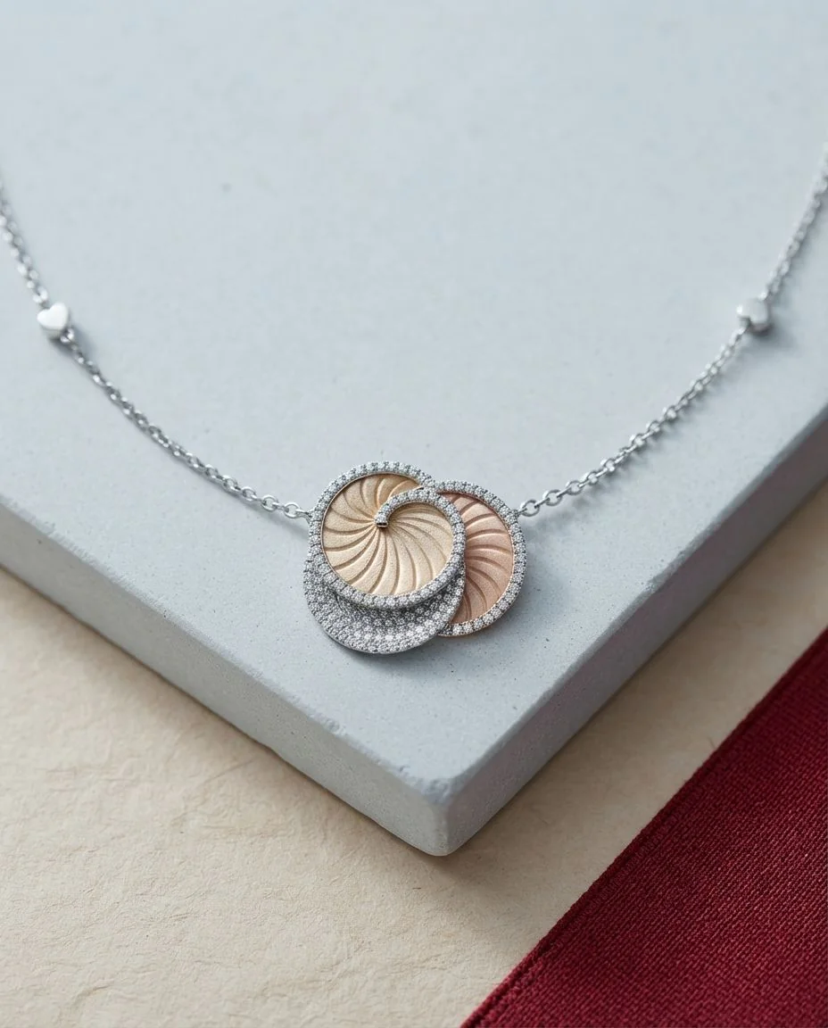 Collier Hypnose Galaxy · drapiert