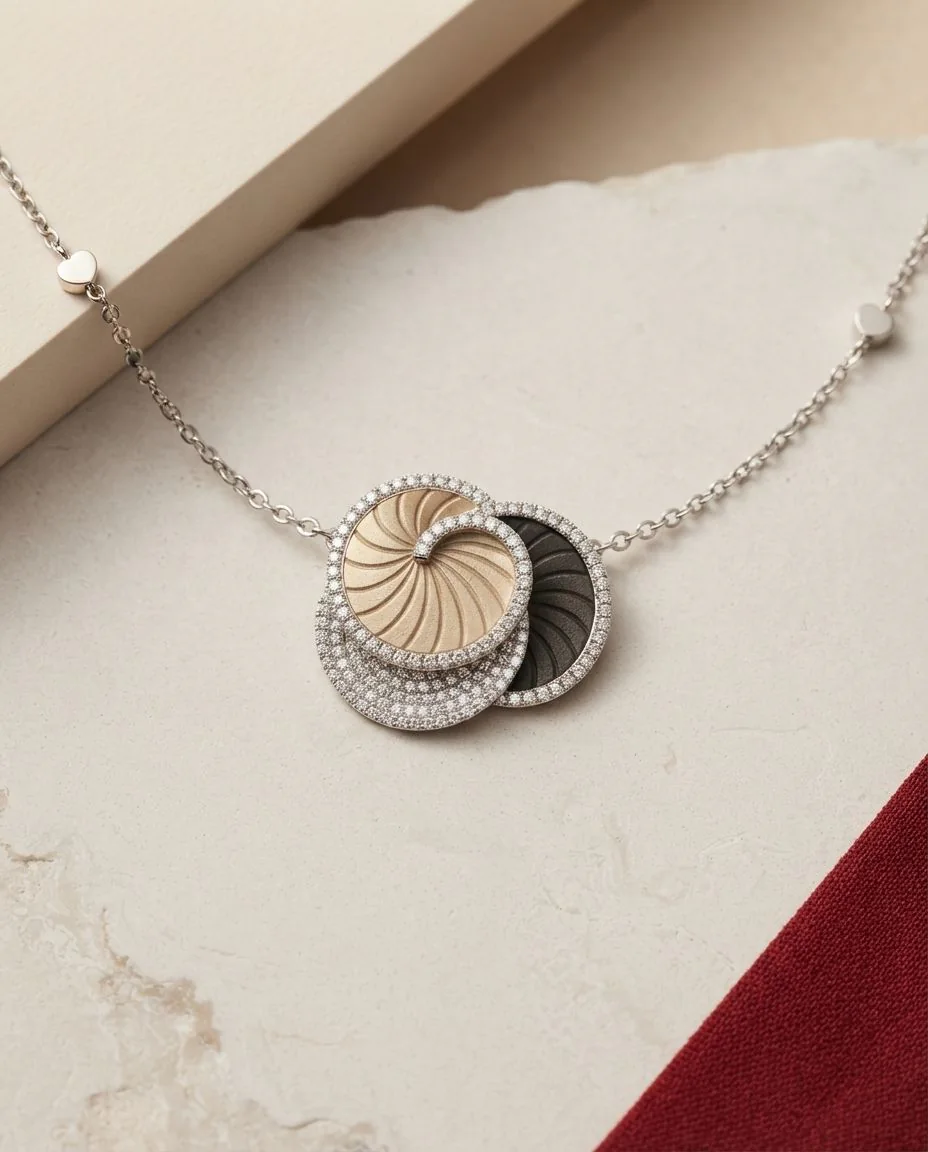 Collier Hypnose Galaxy · drapiert