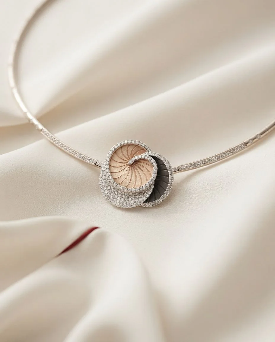 Collier Hypnose Galaxy · drapiert