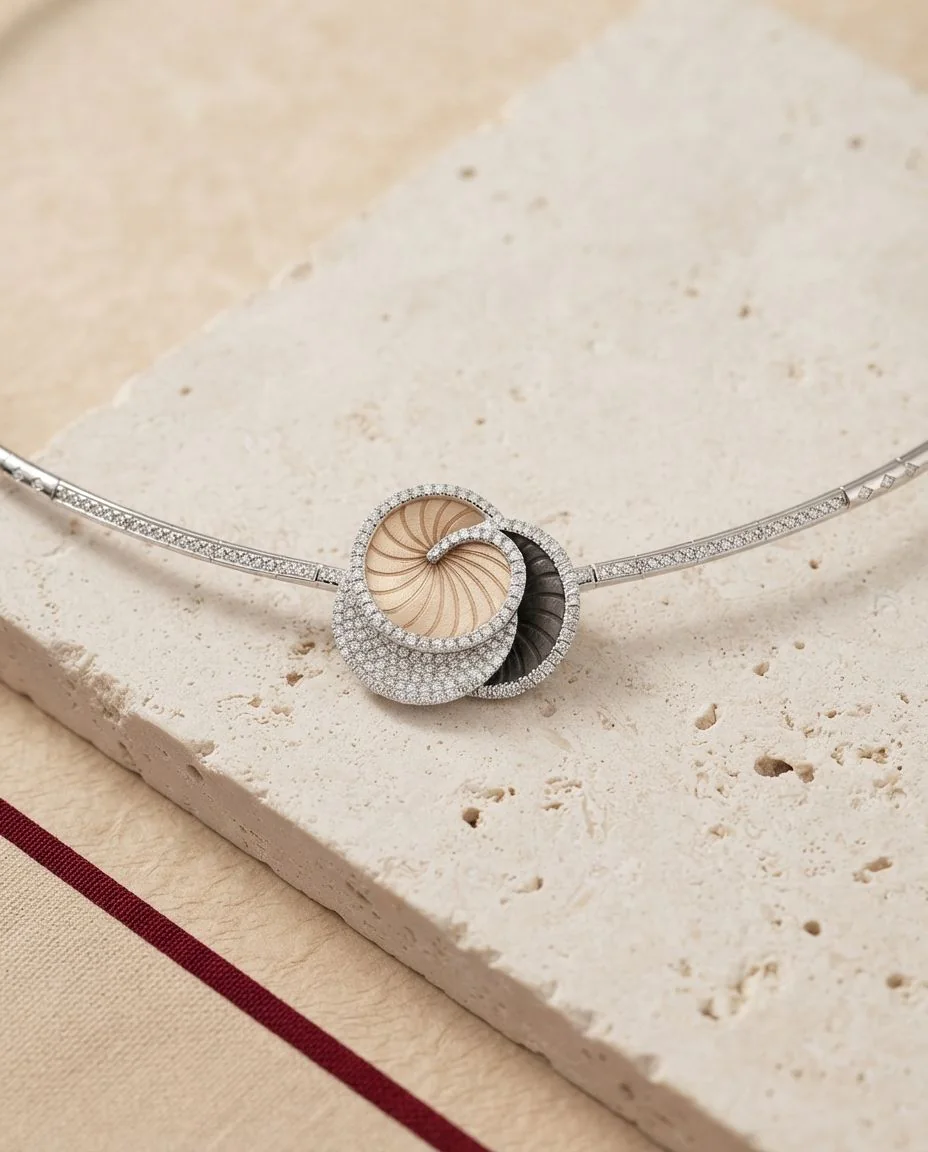 Collier Hypnose Galaxy · drapiert