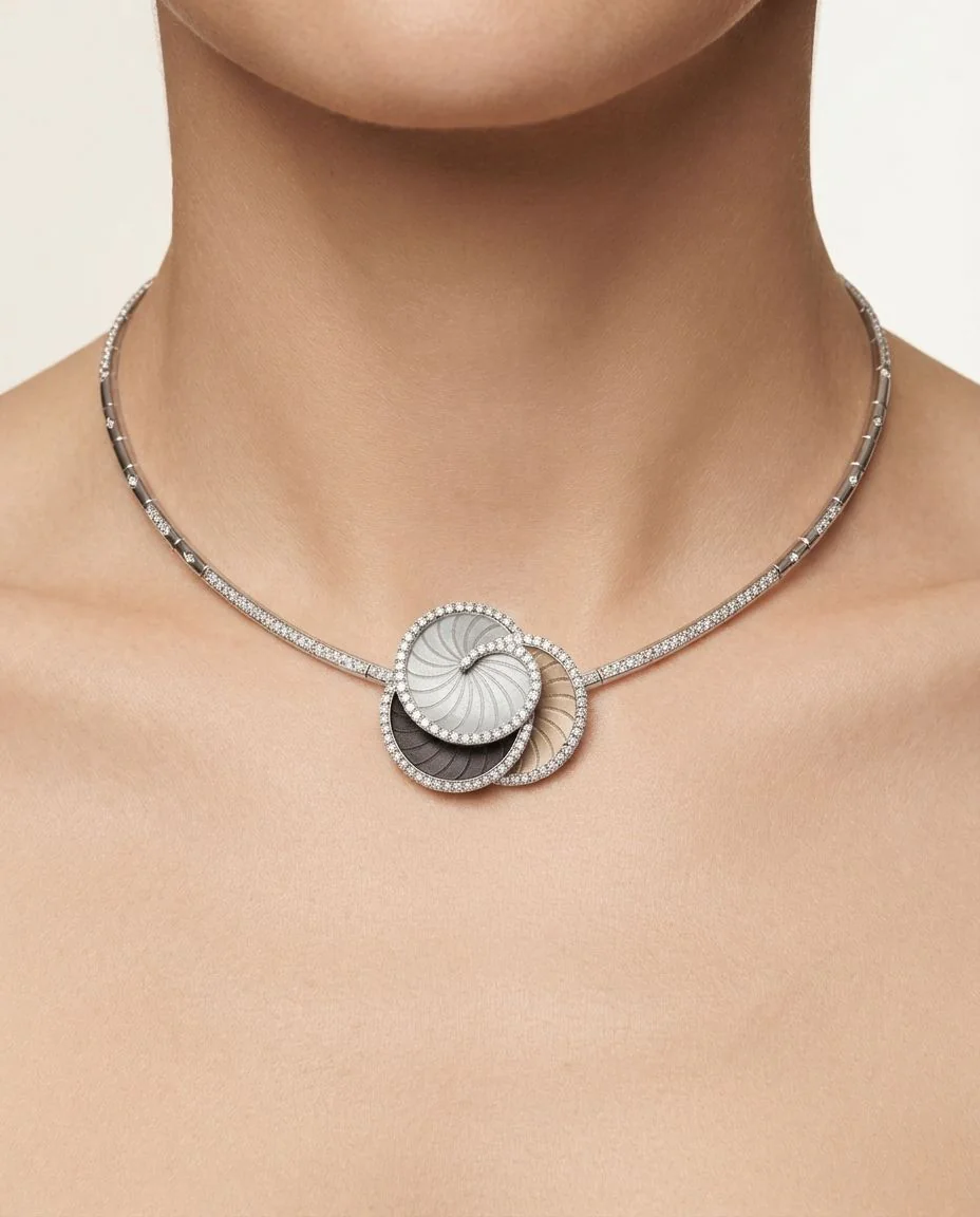 Collier Hypnose · getragen