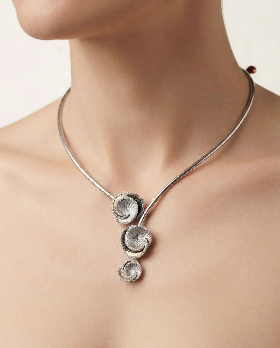 Collier Hypnose · getragen