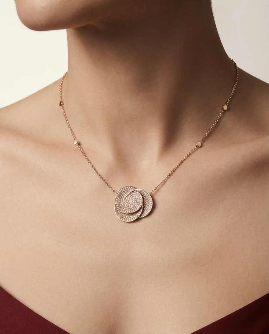 Collier Hypnose Pavé · getragen