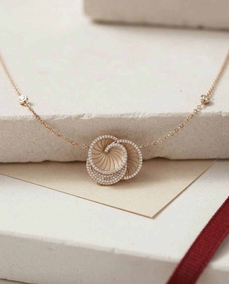 Collier Hypnose Galaxy · drapiert