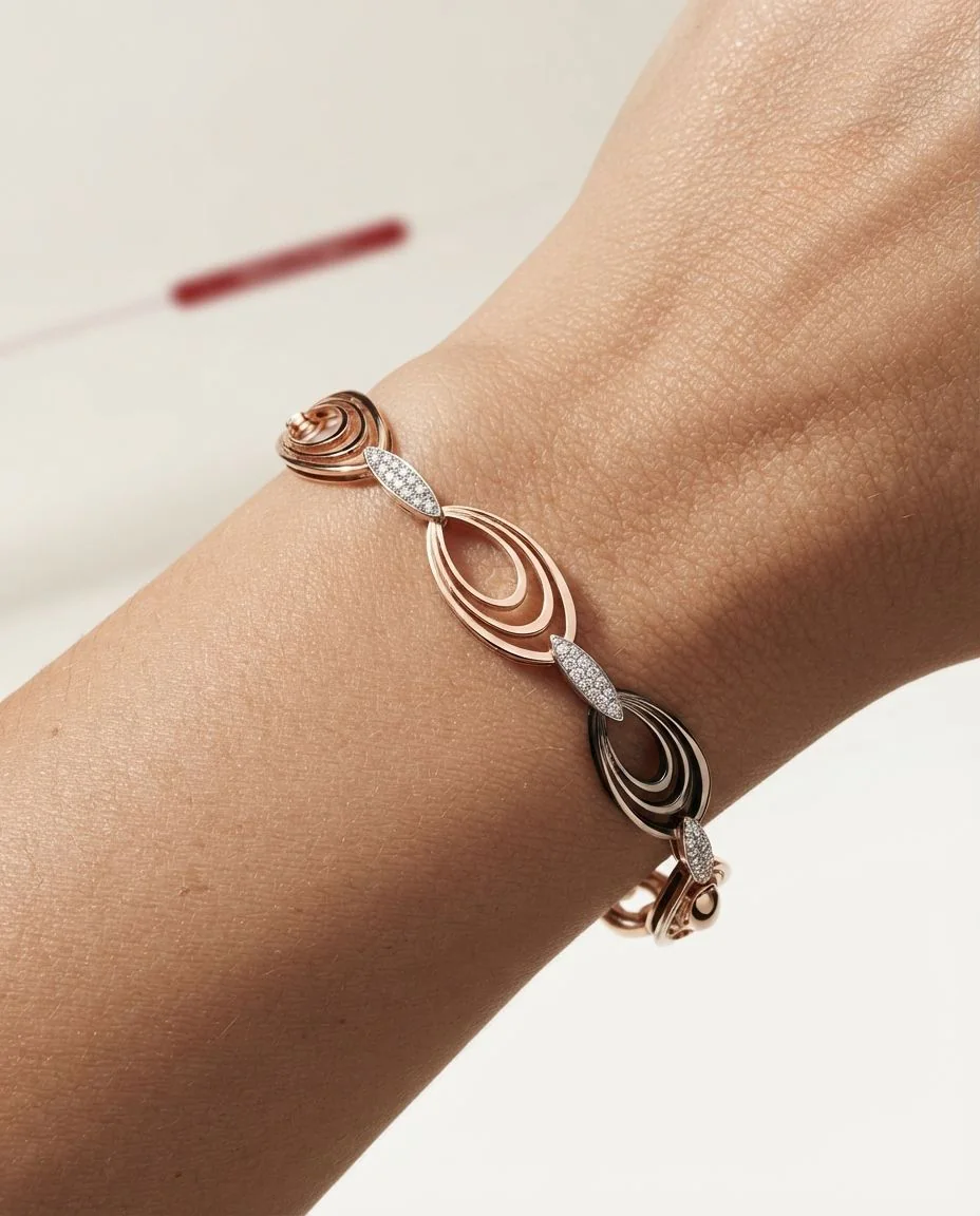 Armband Dune Chic Pavé · getragen