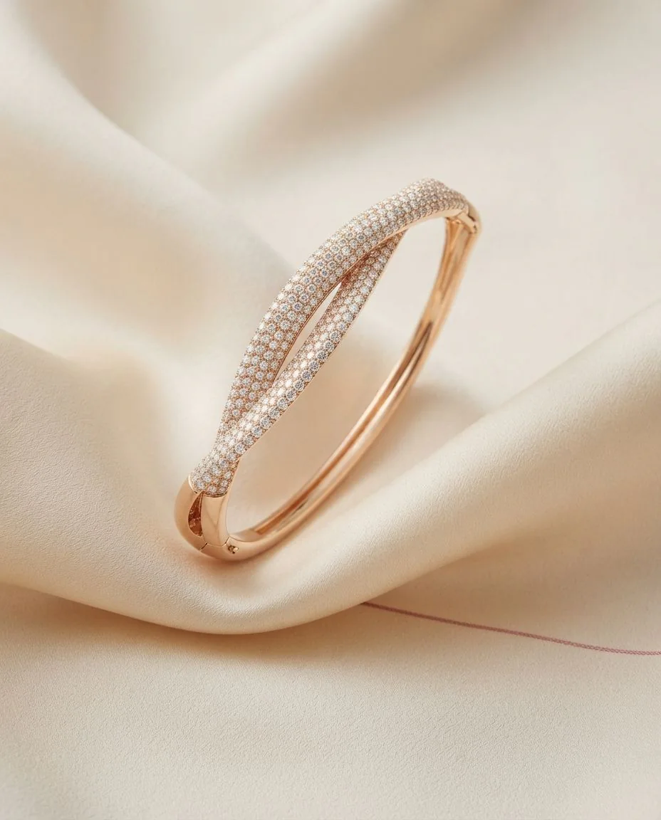 Armband Firenze Pavé · drapiert