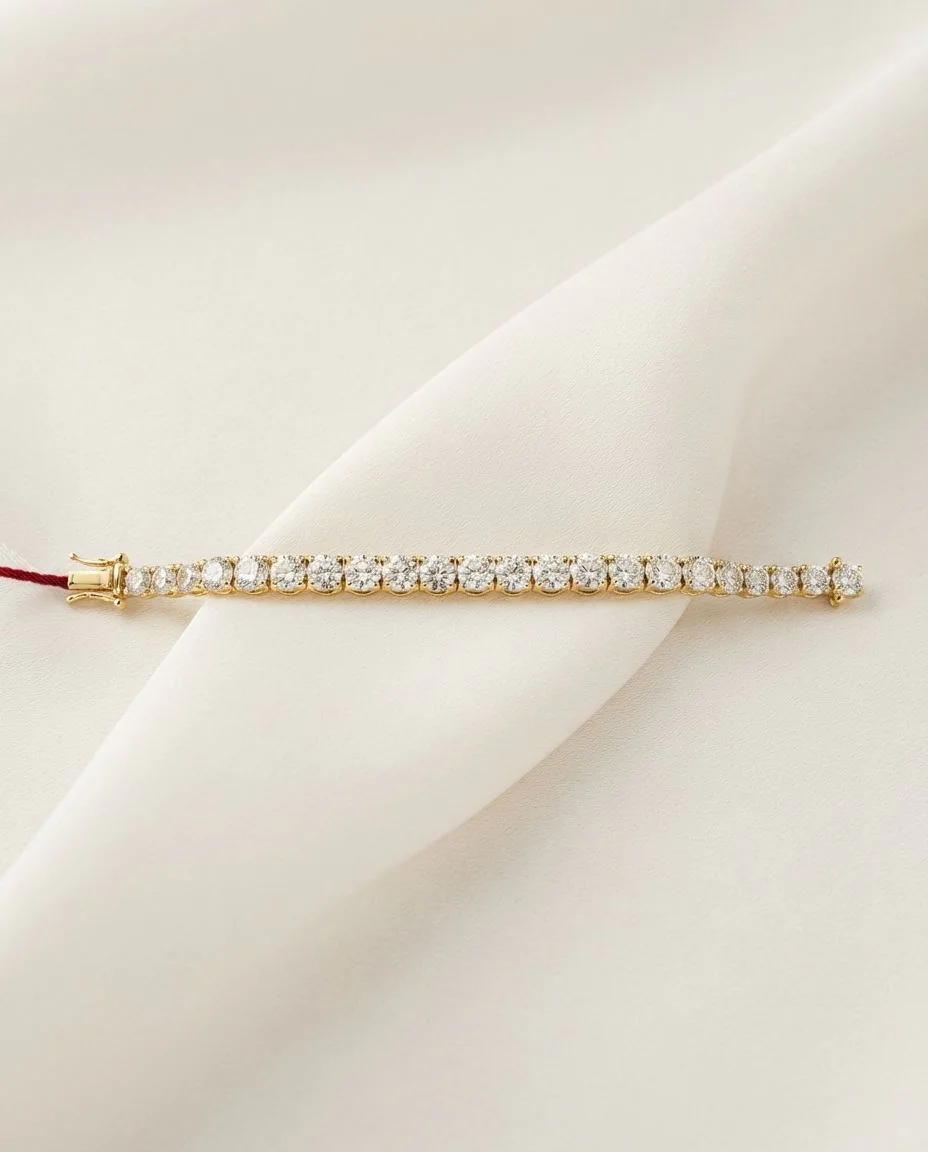 Armband 18 Karat Gelbgold · drapiert