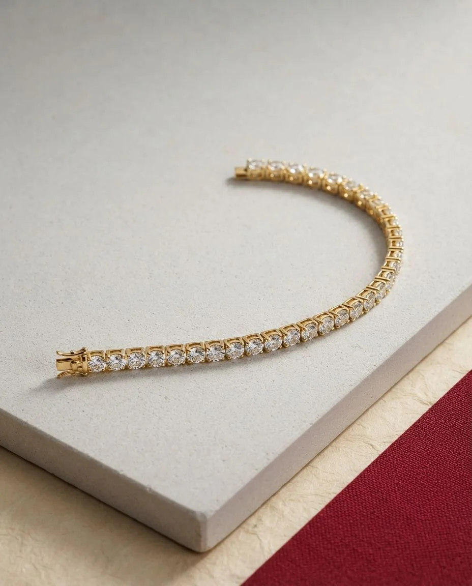 Armband 18 Karat Gelbgold · drapiert