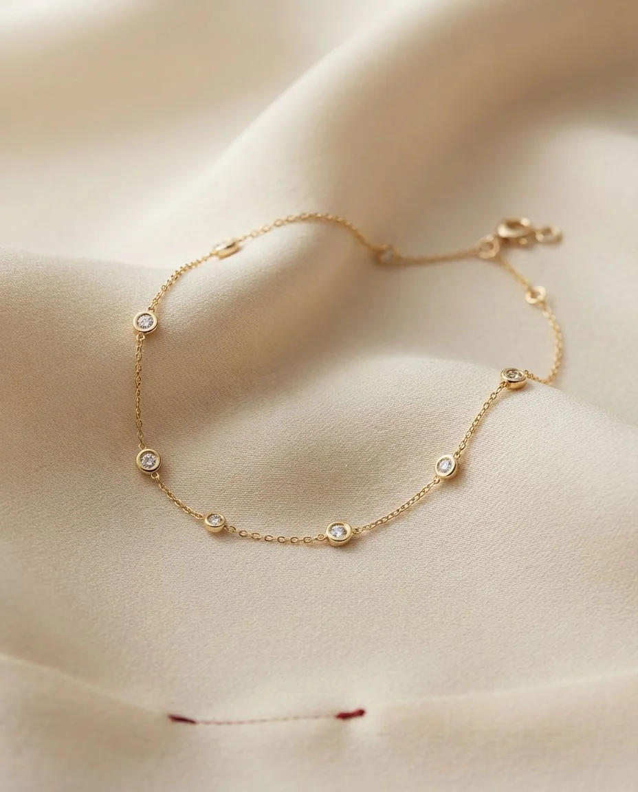 Armband 18 Karat Gelbgold · drapiert