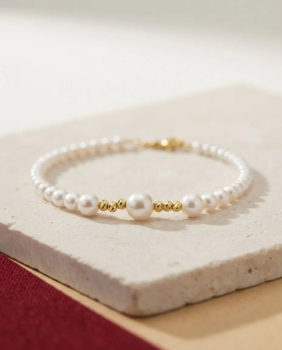Armband 18 Karat Gelbgold · drapiert