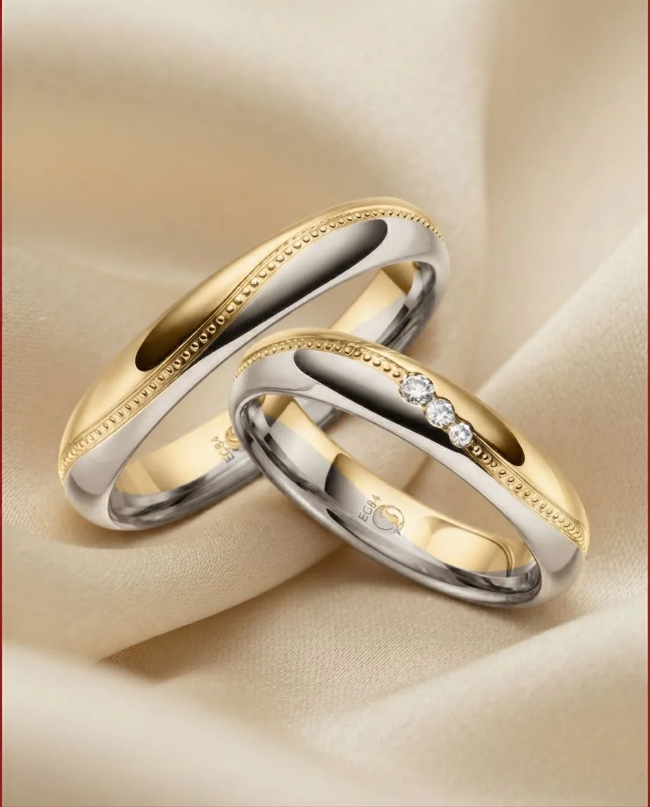Trauringe · RU-1626-11 · Gelbgold 585/- · drapiert