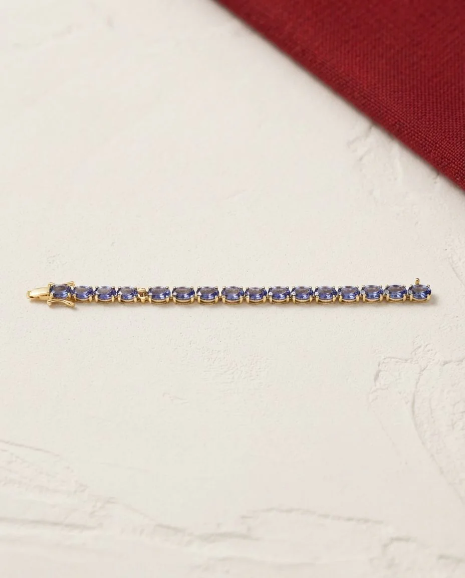 Armband 14 Karat Gelbgold · drapiert