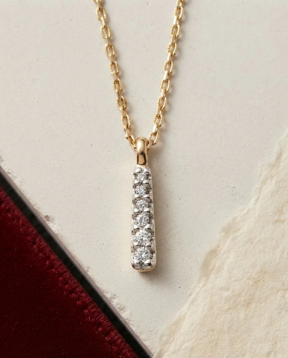Collier 18 Karat Gelbgold, mit ZÖ 42 cm · drapiert