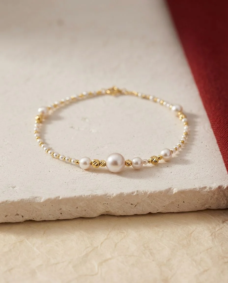Armband 18 Karat Gelbgold · drapiert