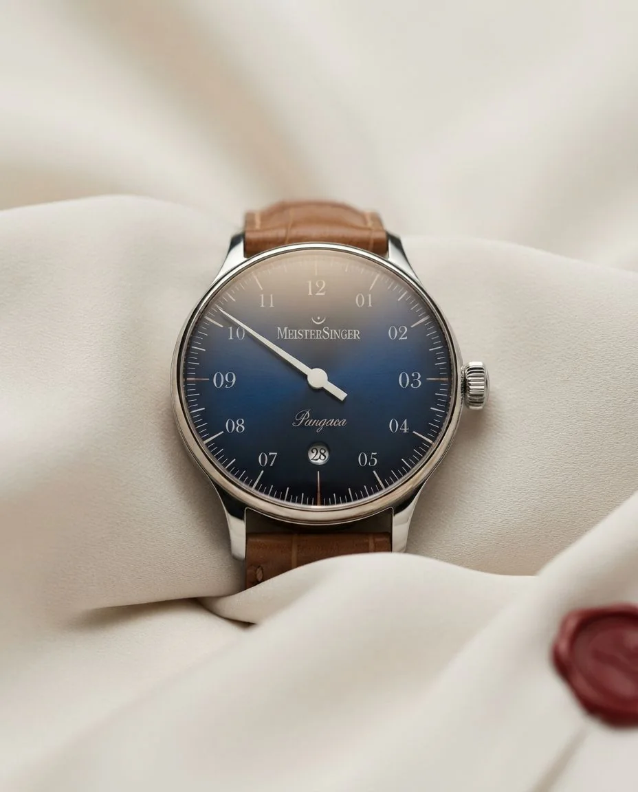 Pangaea Date Blau Dégradé · drapiert